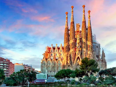 Barcelona destination view